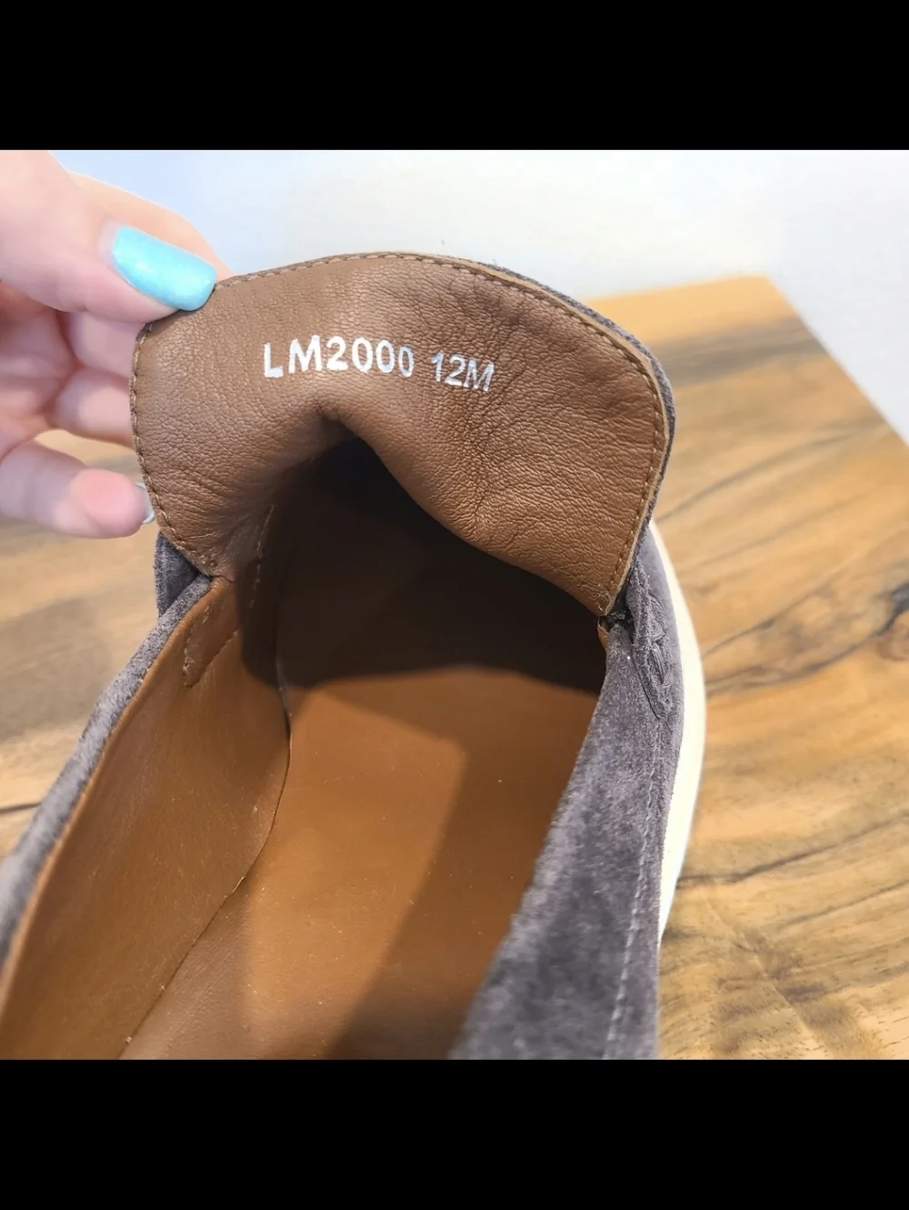 Aquatalia Orina Gray Suede Lug Sole Loafers